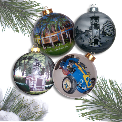 Custom Ornaments with Complex Artwork